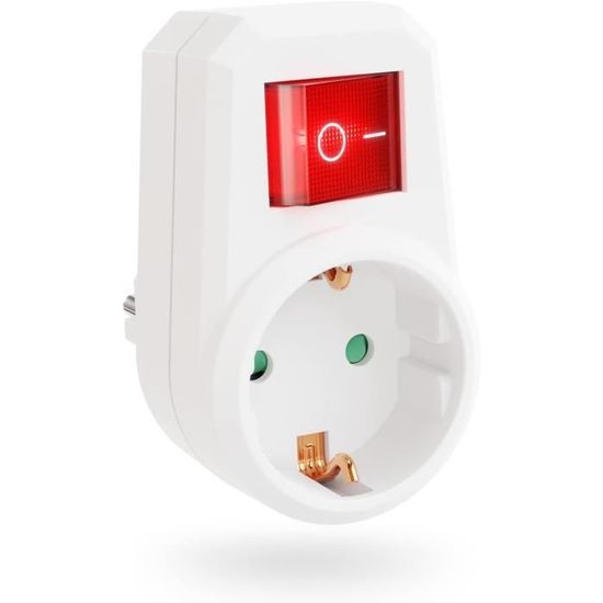 Greate Adaptateur De Prise Avec Interrupteur Prise Electrique Avec