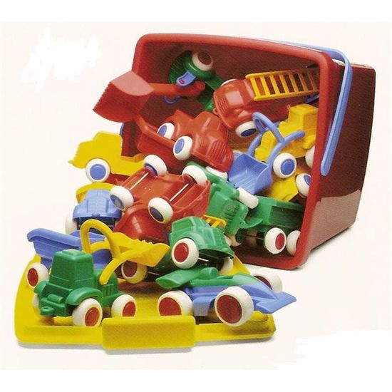 Viking toys V41560 Baril géant 18 véhicules Cdiscount Jeux Jouets