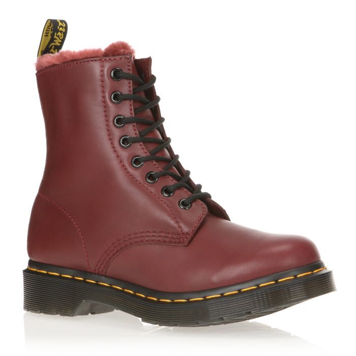 Doc martens bordeaux on sale femme pas cher