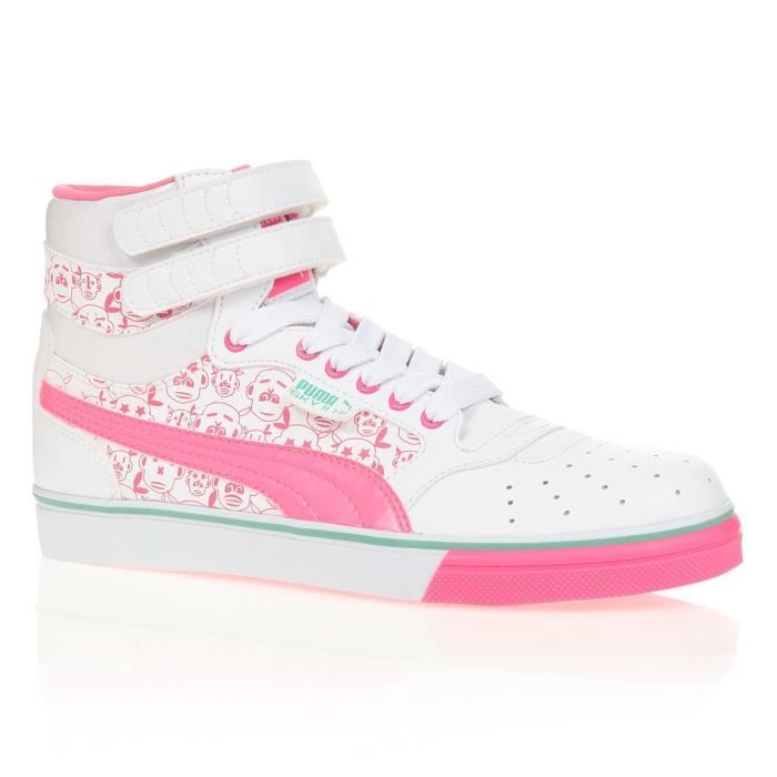 basket puma blanche enfant fille basket puma blanche enfant fille