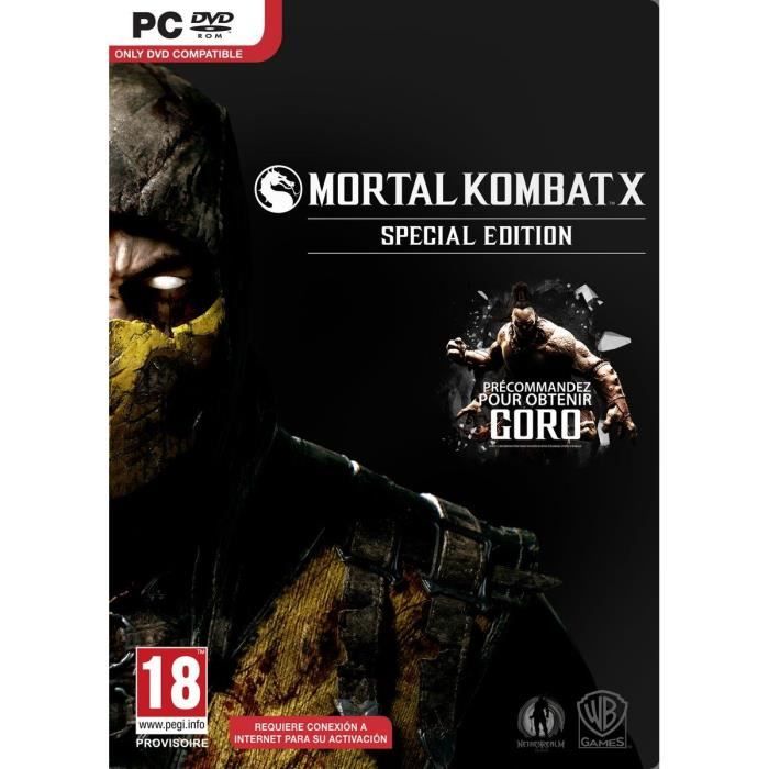Warner Games Mortal Kombat X Edition Spéciale Jeu PC