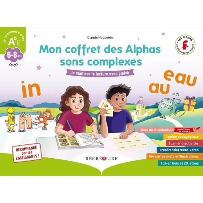 Coffret Les Alphas sons complexes - Récréalire - Méthode de lecture CP ...