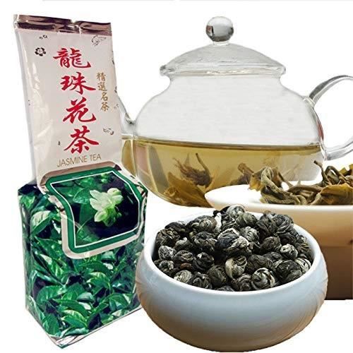 250g (0.55LB) Top Grade 100% Jasmin Dargon Perles Thé Fleur De Jasmin Biologique Thé Vert Thé Vert Parfumé