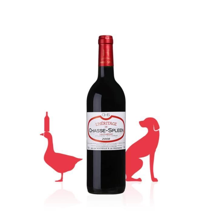 Heritage de Chasse Spleen - Vin ROUGE - Expressif, souple et equilibre - 4,5L (6bt)