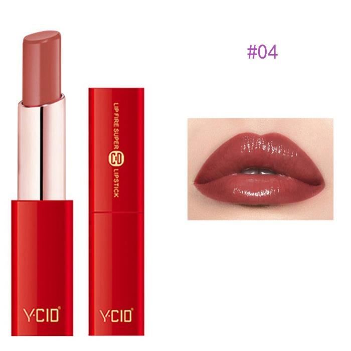 Rouge à lèvres métallique mat pour une hydratation durable, pas facile à décolorer le rouge à lèvres n1936