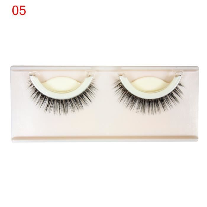 5pairs Mode main souple noire Faux Faux Cils Extension S19 mop941