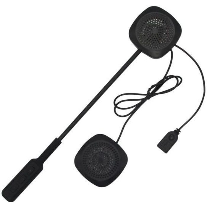 Fsskgs® Casque sans fil Bluetooth 4.2 Casque de moto Casque d'écouteur avec micro Musique mains libres pour Smartphone