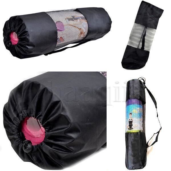 Sac Rangement Tapis Matelas Serviette Coussin Yoga Nylon Bandouliere bag
