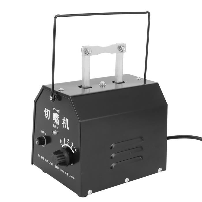 Atyhao Outil de coupe de bec de poulet Débiteur de Poulet Machine Électrique de Débeaking Coupe du Bec Automatique AU 220V