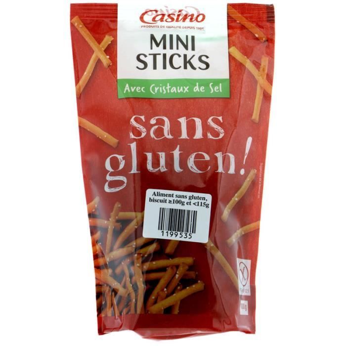 Sticks Salés Sans gluten - 100 g