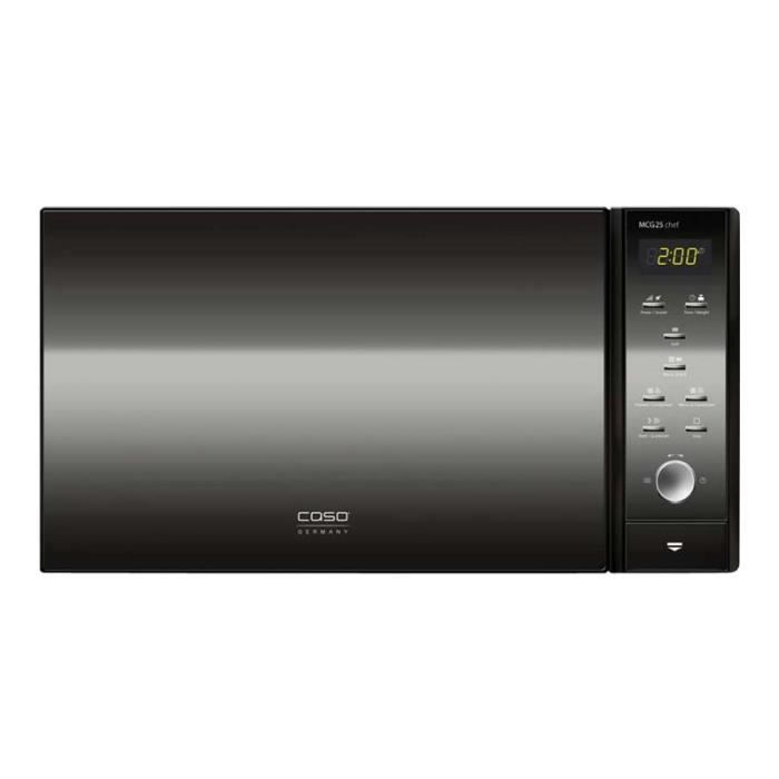 CASO Germany MCG 25 chef Four micro-ondes combiné grill pose libre 25 litres 900 Watt noir