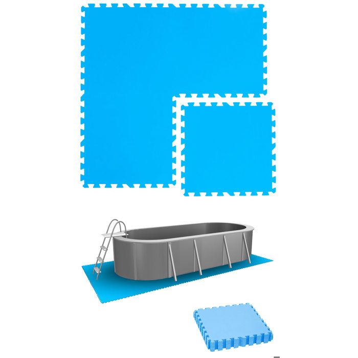 Tapis Puzzle EVA 50x50cm 1cm d'épaisseur imperméable extensible