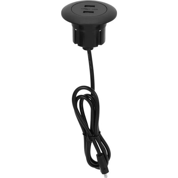 Fydun prise inclinable électrique Prise d'alimentation double port de chargement de téléphone USB pour canapé électrique de