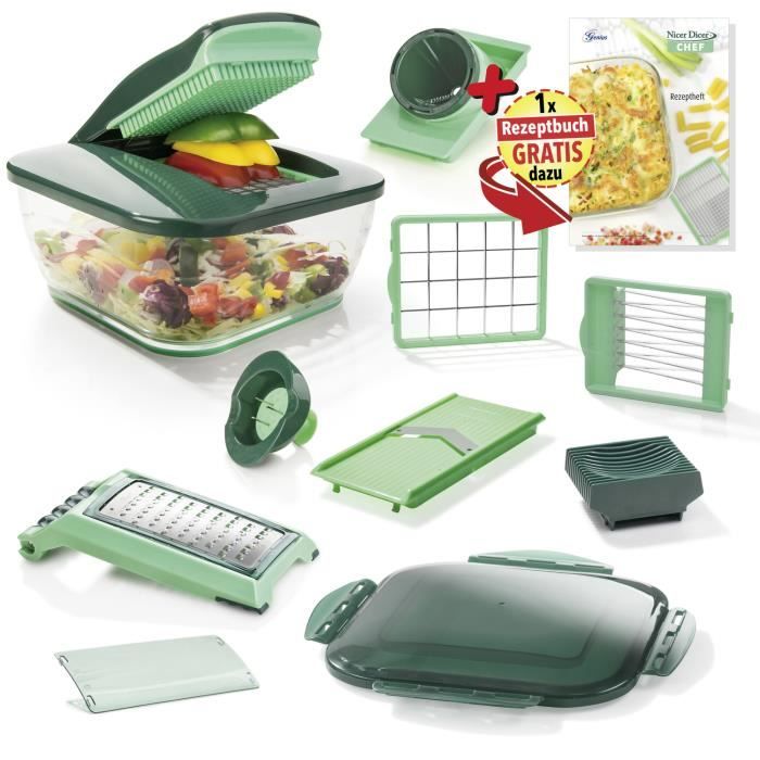 Coupe-aliments - Genius Nicer Dicer Chef - 15 pièces