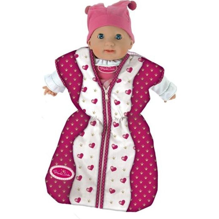 PRINCESS CORALIE - Gigoteuse en tissu pour poupons