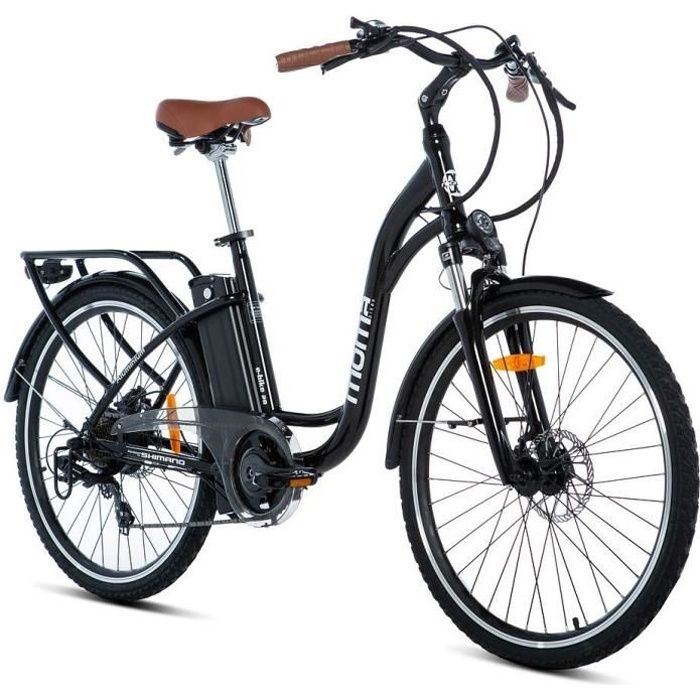 MOMA BIKES - Electric city e-bike - 28.2" - SHIMANO - 7 Speeds - Hydraulic disc brakes - Ion Lit battery - 36V - 16Ah