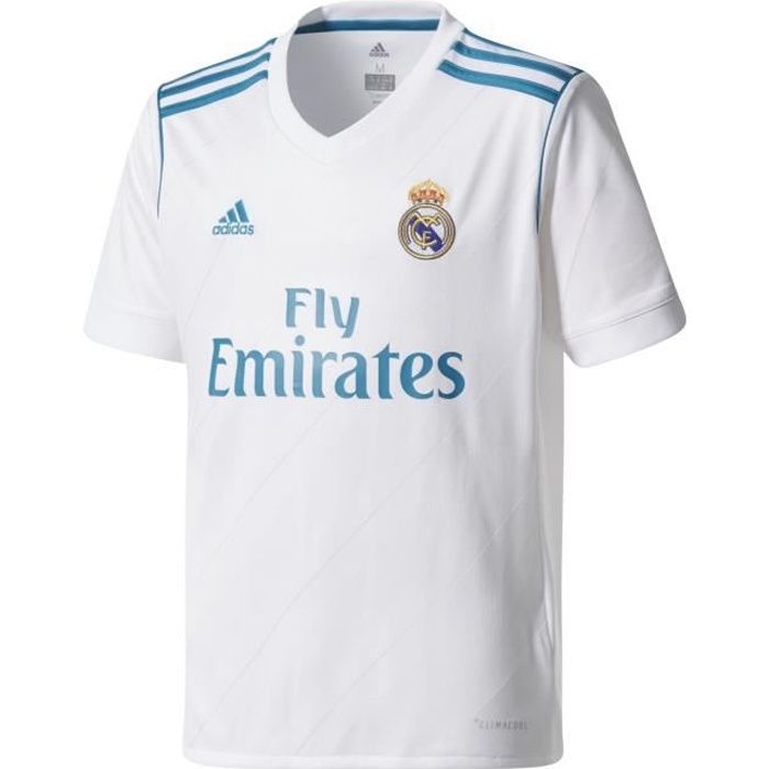 ADIDAS Maillot de football Real Domicile - Enfant - Blanc