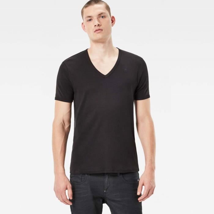 Vêtements homme T-shirts G-star Base Ribbed V Neck S/s 2-pack Premium 1 By 1