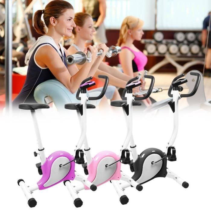 Vélo d'appartement pliant easy fit-Violet