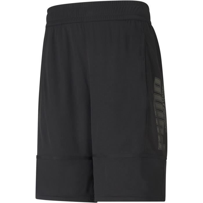 PUMA - Short de sport Graphic Knit - technologie Drycell - noir - homme