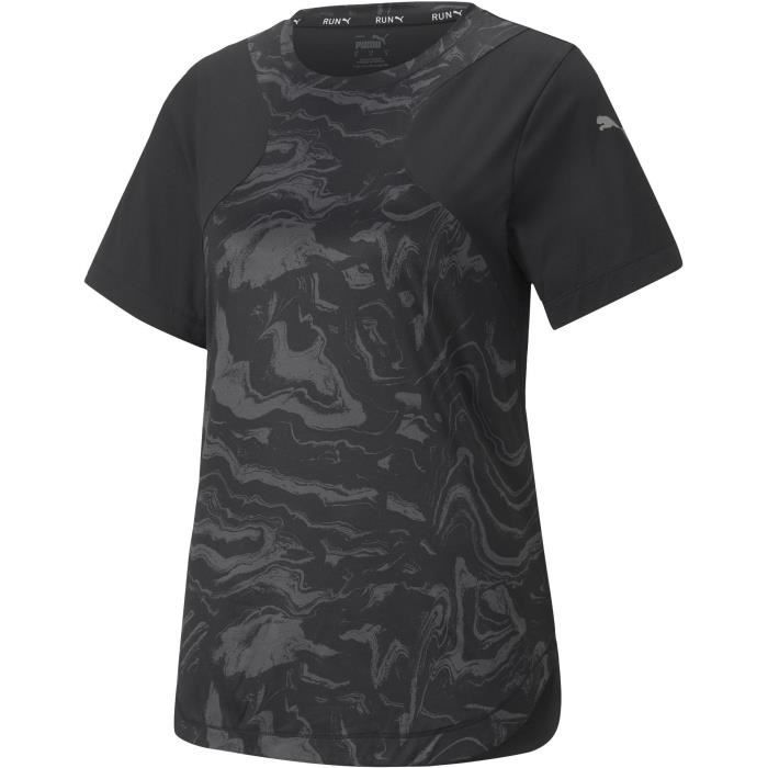T Shirt de Running - PUMA - Femme - Noir