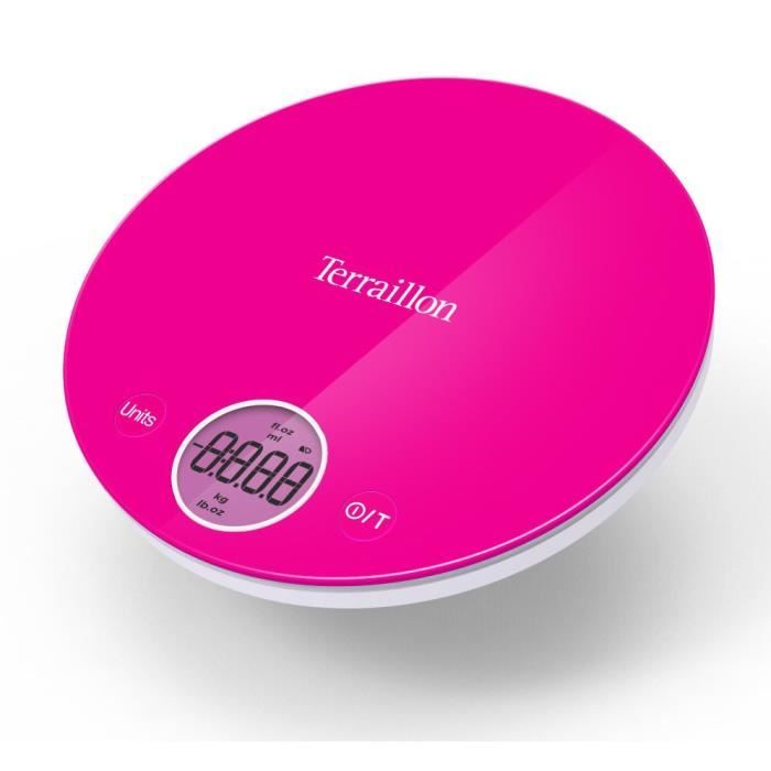Balance de cuisine Terraillon HALO Colors rose