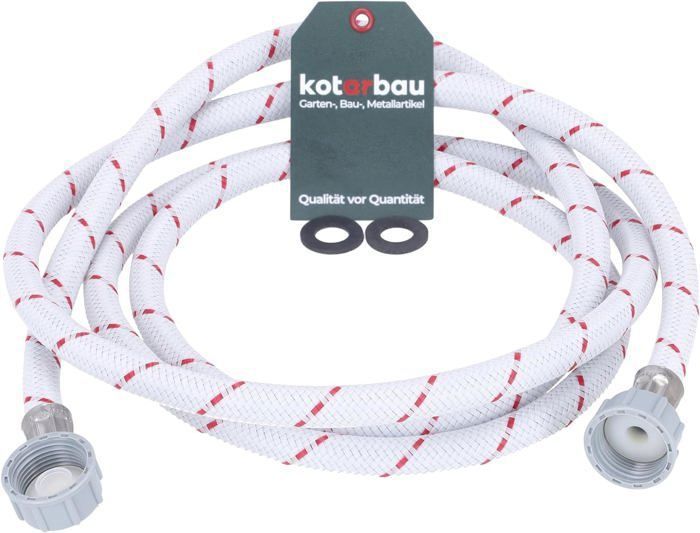 Joint De Tuyau D'Alimentation Machine à Laver 3/4" - Caoutchouc Noir Avec Tamis - Universel (Bauknecht, Bosch, Siemens, Whirlpool…)