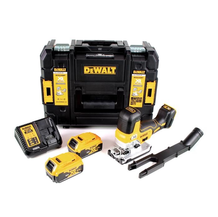 DeWalt DCS 335 P2 Scie sauteuse sans fil 18V + 2x Batteries 5 0 Ah + Chargeur + Coffret TSTAK - vue 3