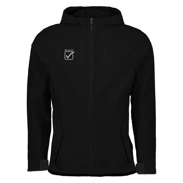 Veste imperméable à capuche femme Givova - nero
