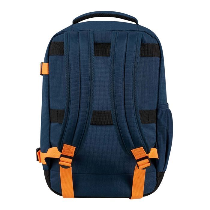 American Tourister Take2Cabin Sac à dos 38 5 L bleu marine/orange - Cabine M 44x36x17 5 cm