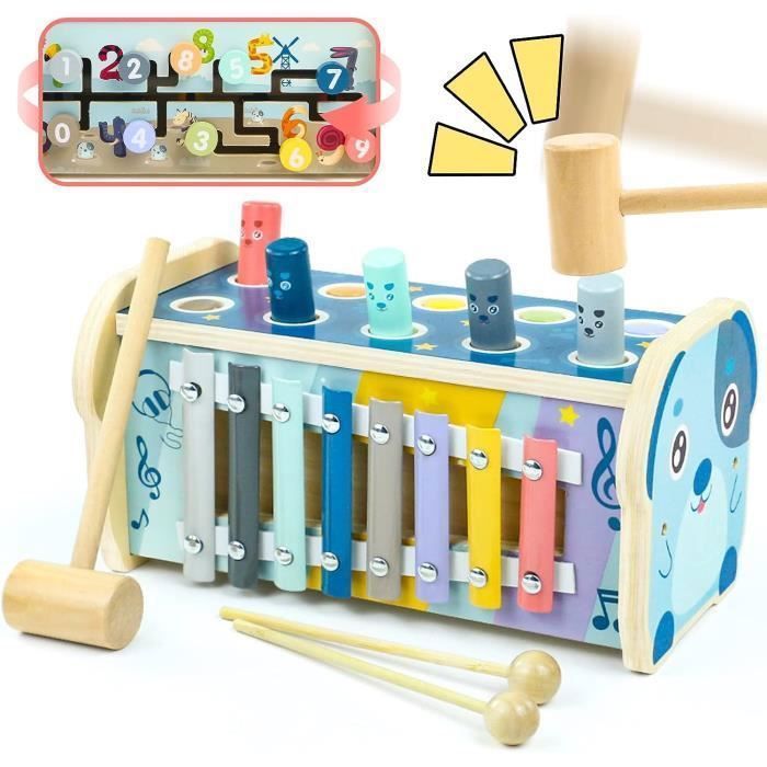 Jouet Bebe 6 Mois,5 En 1 Jouet Montessori Bebe 6-12 Mois,Jouets à