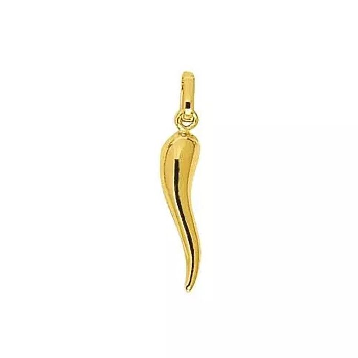 Pendentif - BRILLAXIS - Piment or jaune 9 carats - 24 mm hauteur - 4 mm largeur - Adulte femme