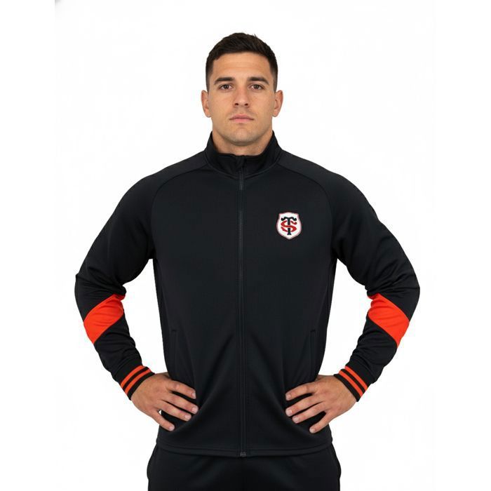 Veste Zippée Stade Toulousain Avec Capuche - Nouvelle Collection