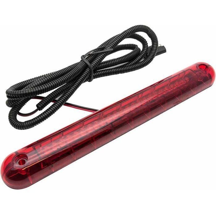 Feu Stop Led Feu stop 24 LED 12V, montage en hauteur, rouge - Cdiscount Auto