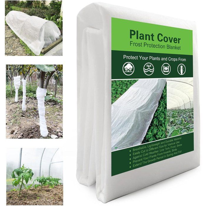 Bâche de protection - Couverture dhiver - Bâche antigel - Bâche antigel pour plantes dextérieur - Toile de protection hivernale