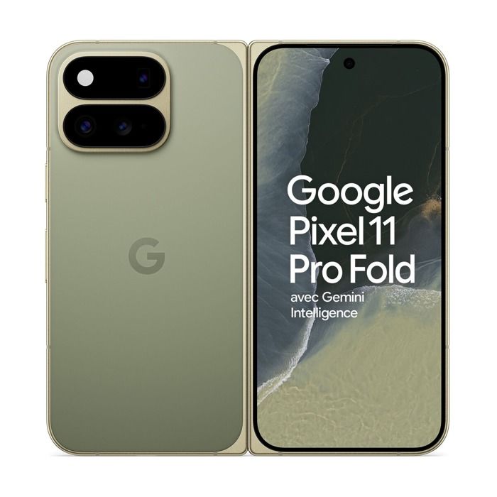 Smartphone Google Pixel 11 Pro Fold 6.73 OLED 5G Double SIM 256 Go Olive