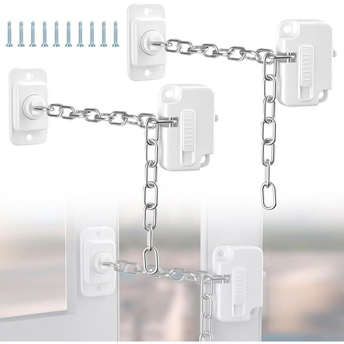 2 Pcs Fenetre Fenetre RégbleSécurité pour Portes Convient pourFenêtresMachines BLOQUE FENETRE