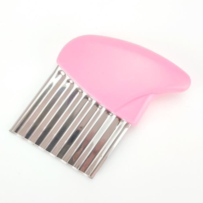 Akozon Coupeur ondulé Coupe-pommes de terre ondulés en acier inoxydable Akozon Coupeur ondulé Coupe-pommes de terre ondulés en acier inoxydable