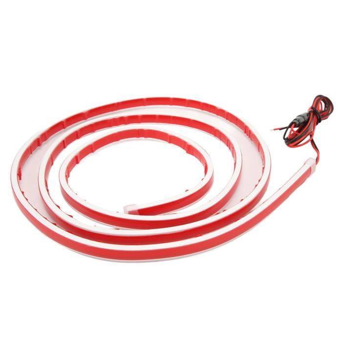 Bande Lumineuse LED Capot Voiture 170cm - Blanc Étanche Flexible Scan Dynamique - Pour SUV Camion