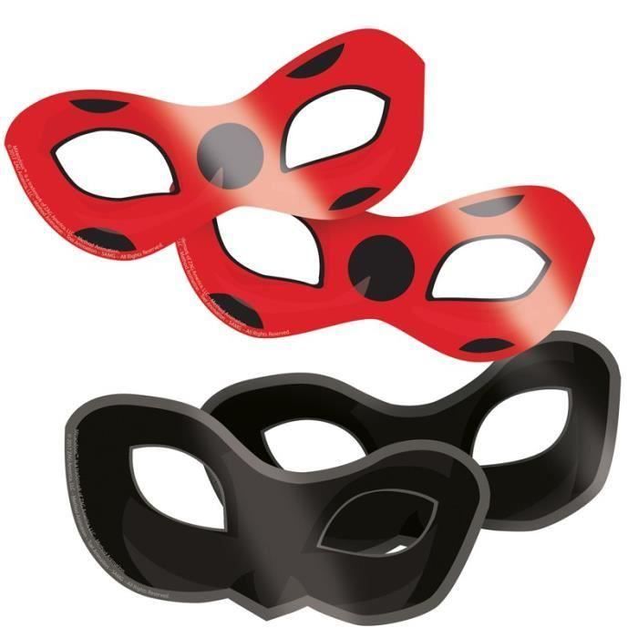 8 Masques Miraculous Ladybug