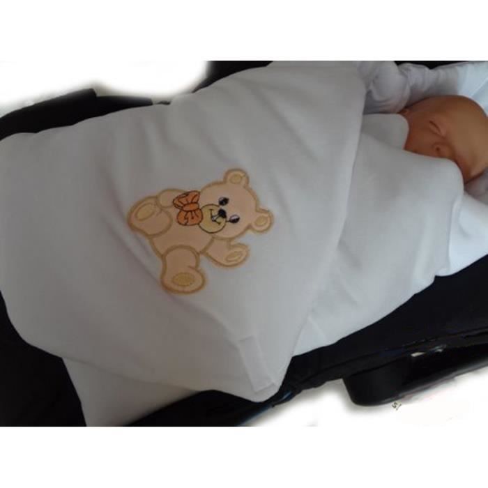 78 x 78 cm 0-3m Abricot BlueberryShop Couverture Sac de couchage pour SIÈGE DE VOITURE Velors pour Bébé Baby Shower Coton 0-4m 