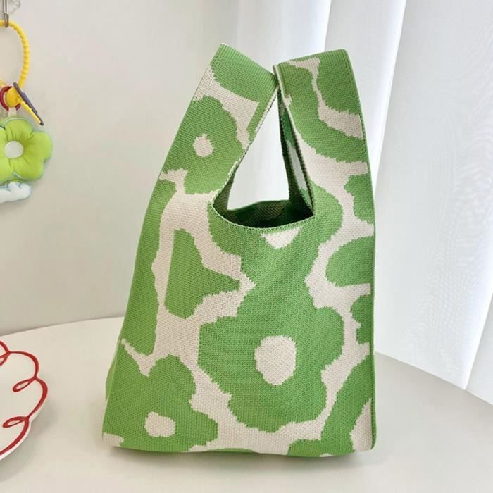 Sac à main en store tricot