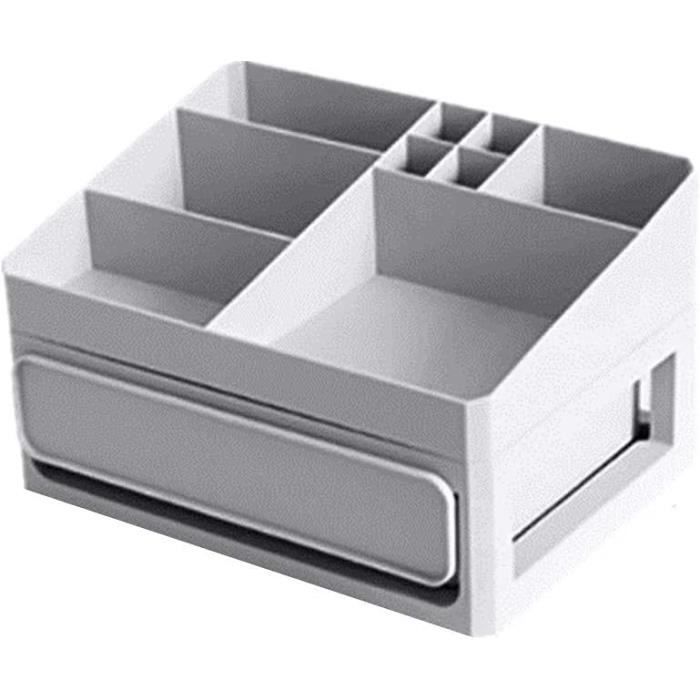 Organisateur Maquillage Transparent - Boîte Rangement Rouge à Lèvres, 16 Fentes (7.5x6x23 Cm)