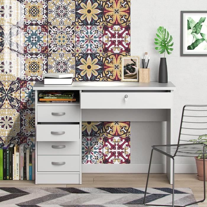 Stickers Cuisine Style Moderne Orange Credence Adhesive Pour Cuisine Pvc Carrelage Adhesif Mural Étanche Salle De Bains Stickers Muraux 12Pièces Stickers Carrelage(10X20Cm