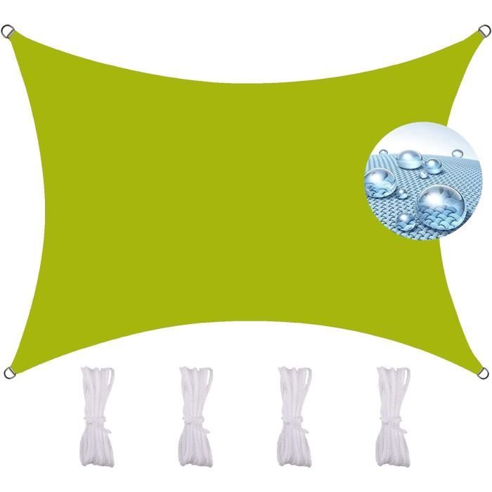 Filet D'Ombrage 3x4m Voile D'Ombre 90% UV - Tissu Résistant Pour Pergola Terrasse Et Jardin