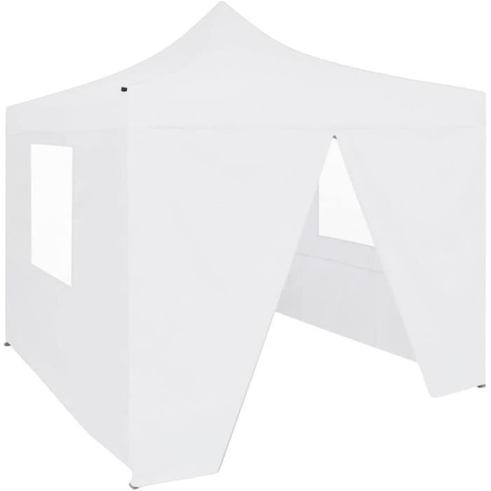 RELAX4LIFE Tonnelle de Jardin Pliante 3x6m avec 6 Parois Amovibles