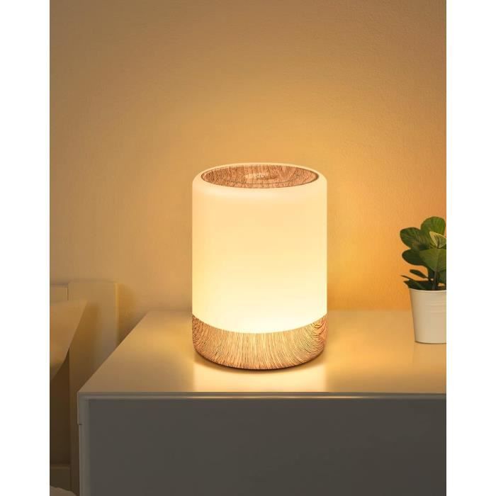 Veilleuse Rgb 13 Couleurs Tactile Avec Télécommande Portable