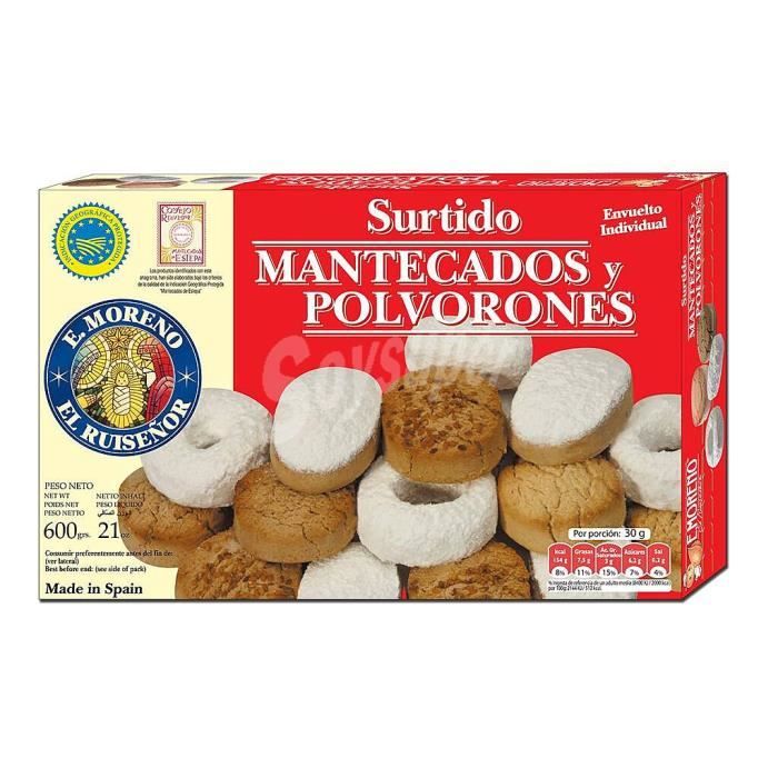 Assortiment De Polvorones Et Mantecados E Moreno 600 Grs Cdiscount Au Quotidien