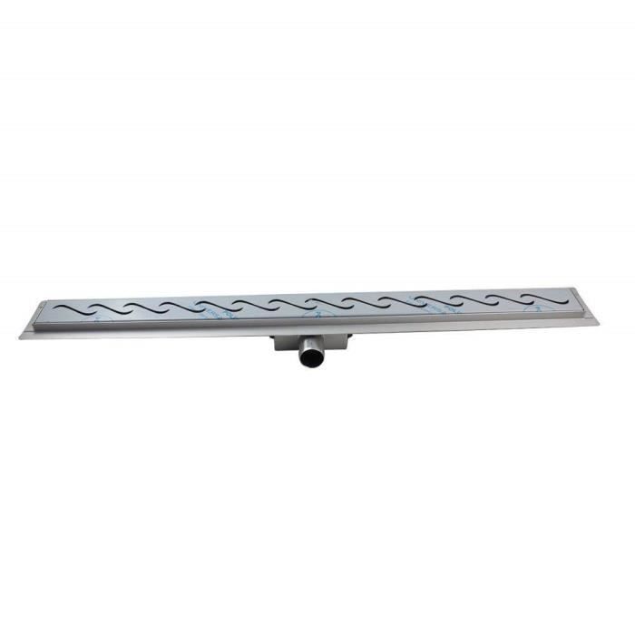 Caniveau De Douche SIENOC En Inox 304 – Évacuation Sol Avec Siphon Et Filtre à Cheveux – 150x150mm