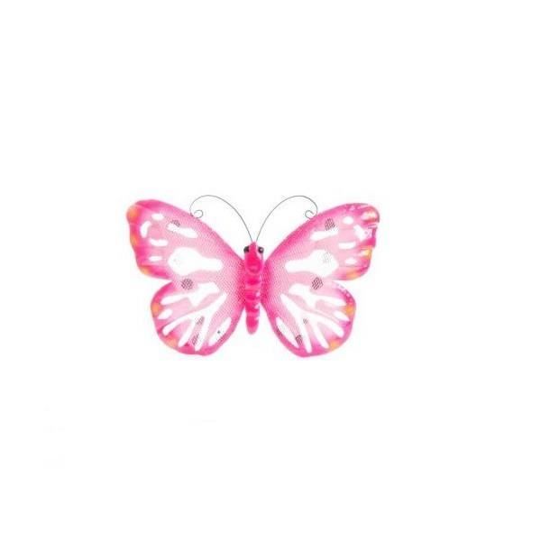 Décoration murale métal Papillon rose - 35 x 22 cm - Cdiscount Maison